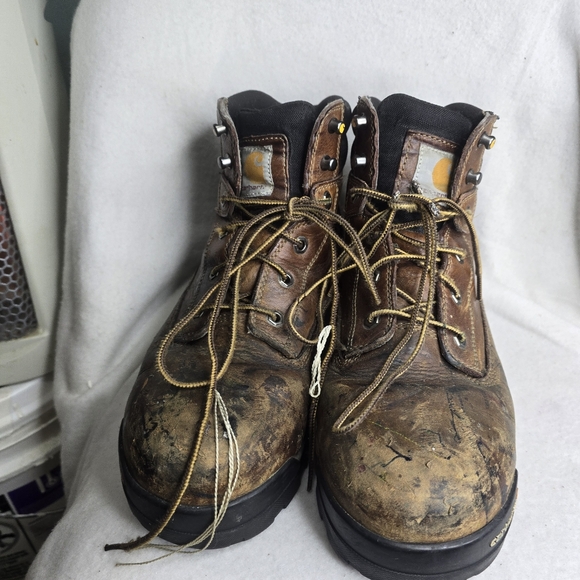Carhartt Men's 6" Composite Toe Work Boot Style Distressed Mens 9.5 - Picture 3 of 10